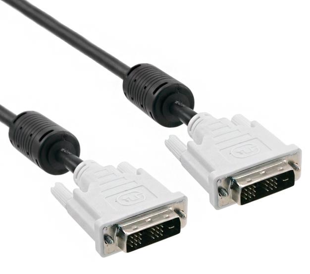 CnC Tech, LLC-750-10010-00200 Cable Assembly UL 20276 2m DVI-D to DVI-D 19 to 19 POS M-M 28AWG