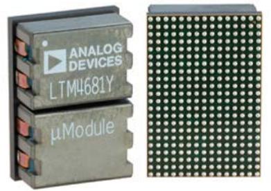 Analog Devices-LTM4681EY#PBF Convertidor de CC a CC y módulo del regulador de conmutación Module DC-DC 4-OUT 0.5V to 3.34V 31.25A/31.25A/31.25A/31.25A 330-Pin BGA Tray