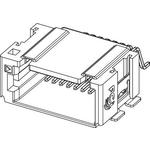 Conn Shrouded Header HDR 16 POS 1.27mm Solder RA Side Entry SMD T/R