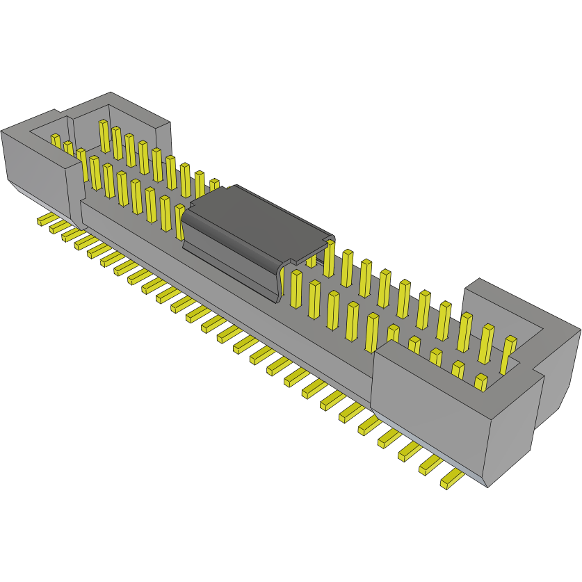 Samtec-BKT-151-03-L-V-S-P Steckverbinderleisten und Leiterplattenbuchsen Conn Shrouded Header HDR 51 POS 1mm Solder ST SMD Tube