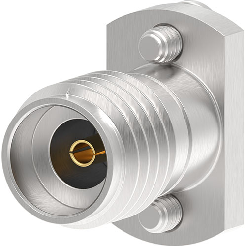 Molex-732520092 Connector RF Conn 2.92mm 0Hz to 40GHz 50Ohm Solder ST Flange Mount RCP Gold Tray