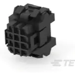 Conn Housing PL 12 POS 5mm Crimp ST Panel Mount Black Package