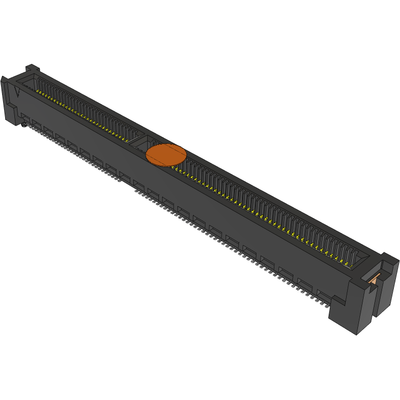 Samtec-HSEC8-180-03-S-DV-A-WT-K Estremità scheda connettore Conn Card Edge SKT 160 POS 0.8mm Solder ST SMD Tray