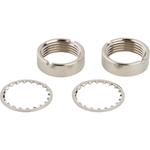 Connector Accessories Hardware Kit Straight Stainless Steel/Brass Nickel