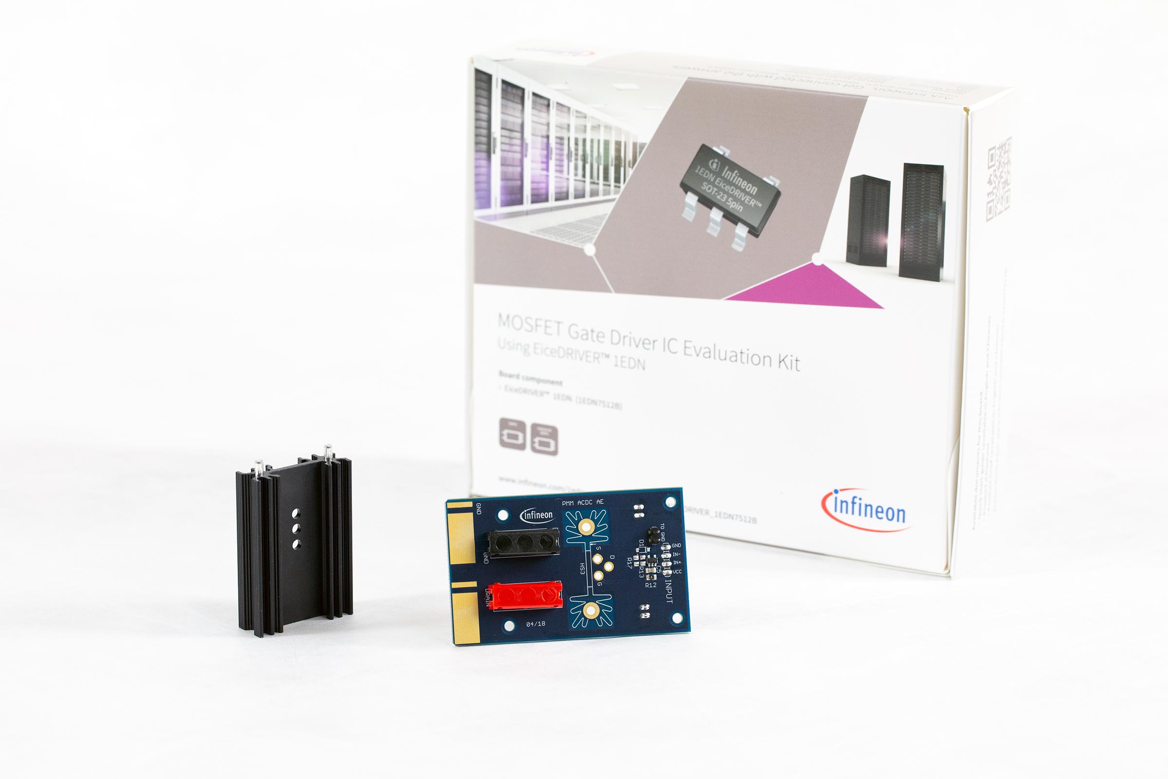 Infineon Technologies AG-KITDRIVER1EDN7512BTOBO1 Cartes et kits de développement de gestion de la puissance Single-Channel Low-Side Gate Driver IC