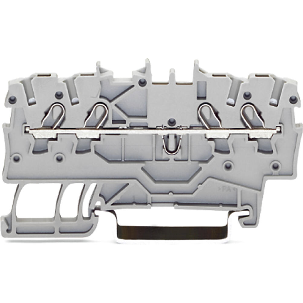 WAGO-2000-1401 Steckverbinder, Klemmenblöcke Conn Terminal Block 4 POS Push-In Cage Clamp DIN Rail 13.5A Box