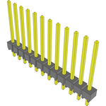 Conn Unshrouded Header HDR 12 POS 2.54mm Solder ST Top Entry Thru-Hole Bulk