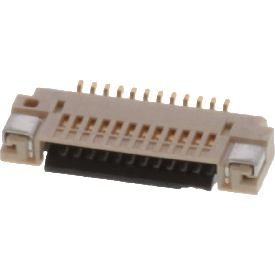 Molex-0512961294 Steckverbinder, FFC-FPC Conn FFC/FPC Connector SKT 12 POS 0.5mm Solder RA SMD Easy-On™ T/R
