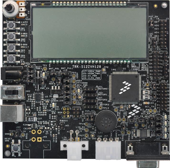 NXP Semiconductors-TRK-S12ZVH128 Eingebettete Systementwicklungsboards und -kits S12ZVH128 Microcontroller Development Board Automotive AEC-Q100