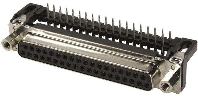 HARTING-09664127603 Steckverbinder, D-Sub Conn D-Sub SKT 37 POS 1.38mm Solder RA Thru-Hole 37 Terminal 1 Port