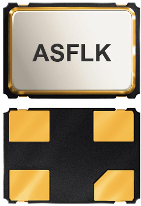 Abracon-ASFLK-32.768KHZ-LJT SMD-Quarzoszillator Oscillator XO 0.032768MHz ±20ppm 15pF LVCMOS/TTL 60% 3.3V 4-Pin CSMD T/R