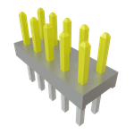 Conn Unshrouded Header HDR 10 POS 2mm Solder ST Top Entry Thru-Hole Bulk