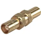 HUBER+SUHNER-31_MCX-50-0-1/111_NE RF-Steckverbinder Conn MCX Adapter 0Hz to 6GHz 50Ohm ST F/F Gold Over Nickel Single