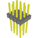 Conn Unshrouded Header HDR 12 POS 2.54mm Solder ST Top Entry Thru-Hole Bulk