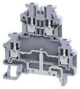 Altech Corporation-ODLG2.5 Blocchi terminali connettore Terminal Block Connector 4 Position Ground Green/Yellow