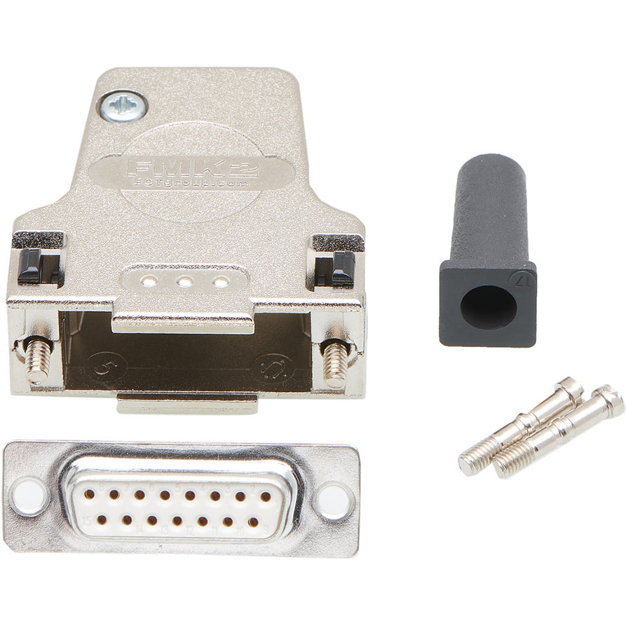 Molex-1731140964 Steckverbinder, D-Sub Conn D-Sub F 15 POS 1.42mm Solder Cup 45° Cable Mount 15 Terminal 1 Port FCT Products Bag