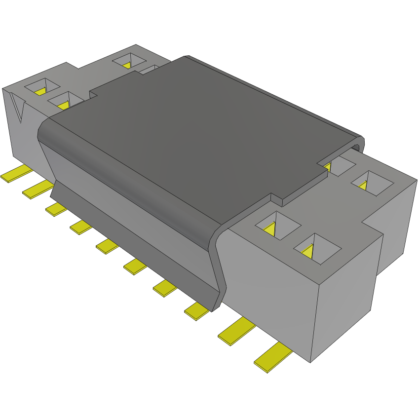 Samtec-BKS-119-01-F-V-P-TR Steckverbinderleisten und Leiterplattenbuchsen Conn Socket Strip SKT 19 POS 1mm Solder ST SMD TIGER CLAW™ T/R