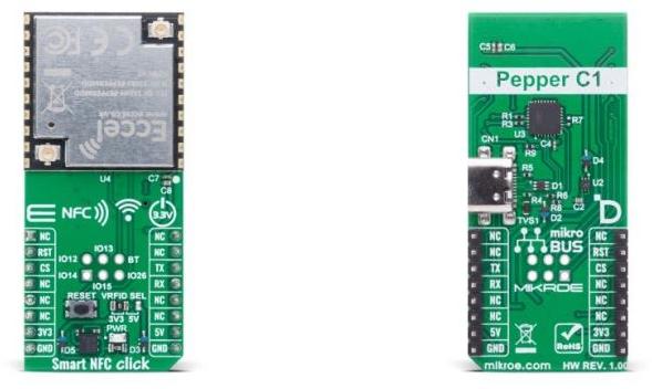 MikroElektronika-MIKROE-6617 RF/Drahtlos-Entwicklungsplatinen und Kits 000600 NFC/RFID Tag and Transponder Click Board