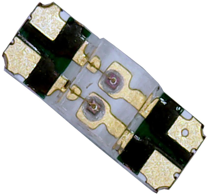 QT-Brightek Corporation-QBLP655R-RIG LED LED Bi-Color Green/Red 2-Pin Chip 1205(3212Metric) T/R