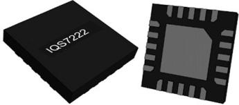 Azoteq Corporation-IQS7222A001QNR Controladores de pantalla táctil 12 Channel Mutual/ Self-Capacitive, Inductive force and Hall sensing controller