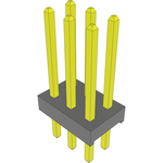 Conn Unshrouded Header HDR 6 POS 2mm Solder ST Top Entry Thru-Hole Bulk