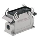 Weidmuller-1788240000 Adaptadores de manguitos ajustables 90° 6 Shell Size Powder Aluminum Die Cast Side Clamp Lock