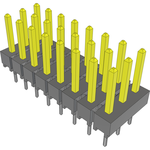 Conn Unshrouded Header HDR 24 POS 2.54mm Solder ST Top Entry Thru-Hole Bulk