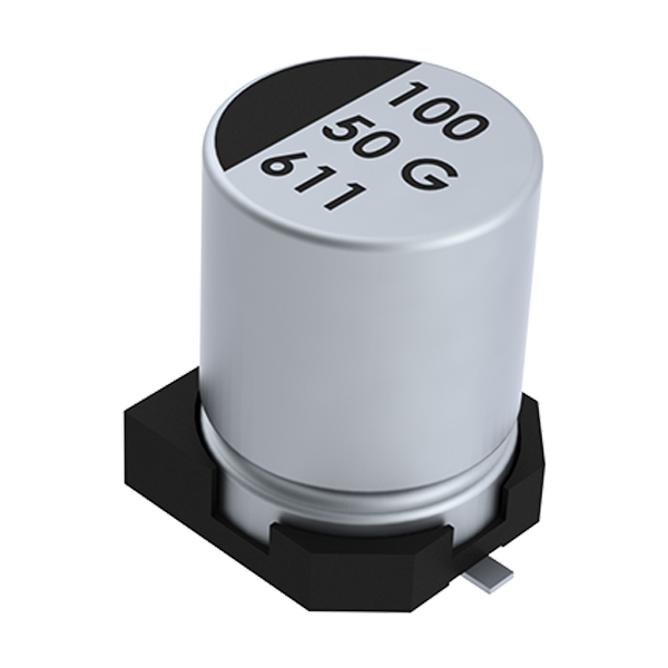 KEMET Corporation-EDK227M010A9HAA Kondensator, Aluminium Cap Aluminum Lytic 220uF 10V 20% (6.3 X 7.7mm) SMD 0.25A 2000h 85°C T/R