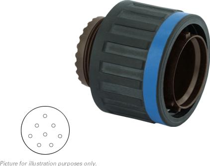 SOURIAU-8D517J08PN Steckverbinder, rund Conn Circular PIN 8 POS Crimp ST Cable Mount 8 Terminal 1 Port