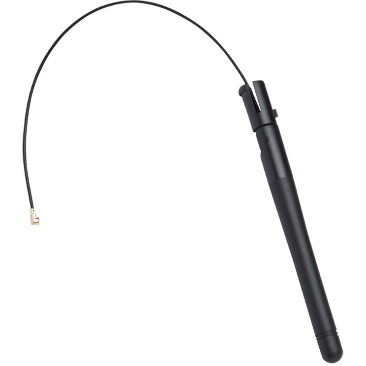 Molex-2144280001 | 2.4, 5 GHz Wi-Fi/Bluetooth External Antenna Antenne 2.4GHz / 5GHz Wi-Fi/Bluetooth Hinged External Antenna, with SMA Male Connector, Black