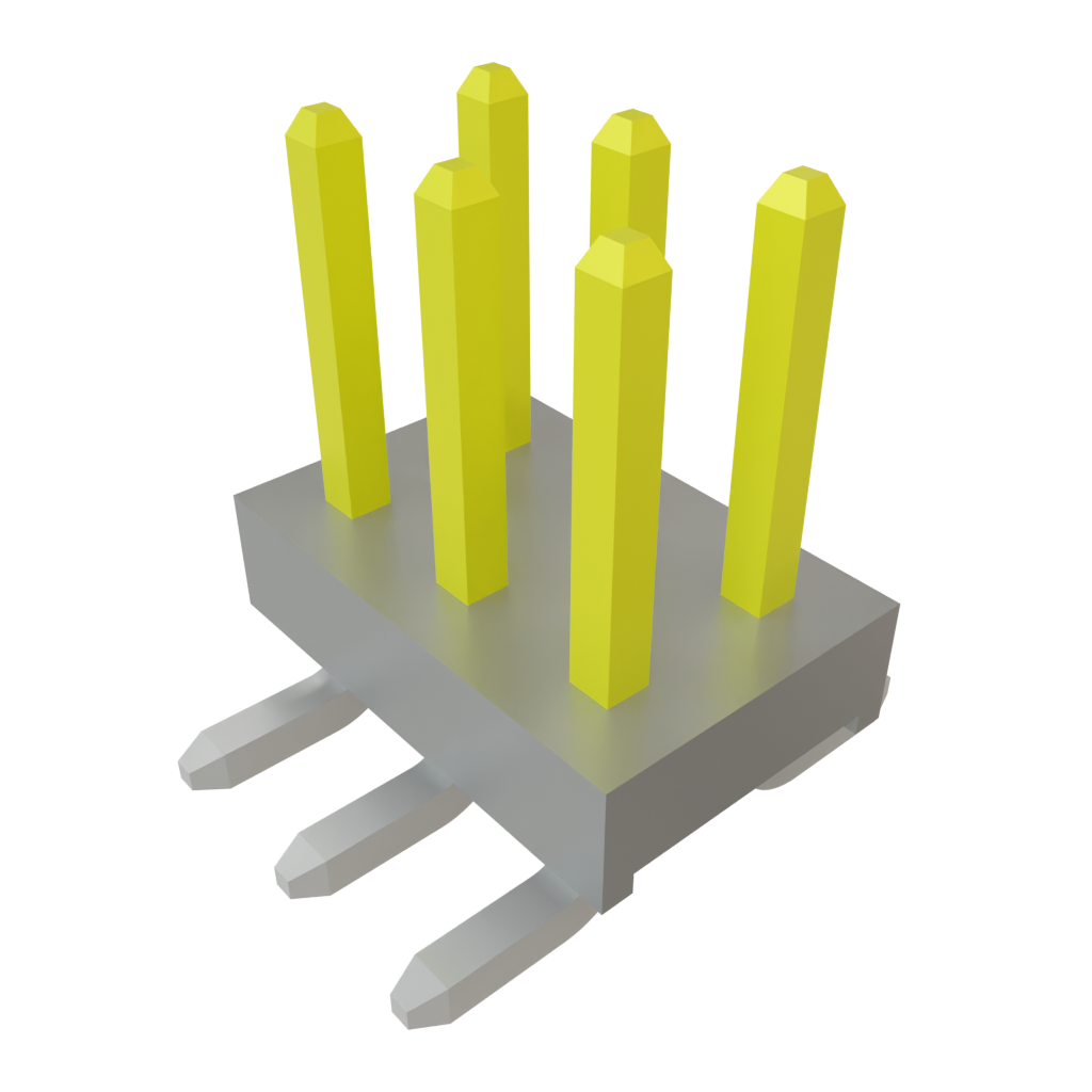 Samtec-TMM-103-06-L-D-SM-TR Steckverbinderleisten und Leiterplattenbuchsen Conn Unshrouded Header HDR 6 POS 2mm Solder ST Top Entry SMD T/R