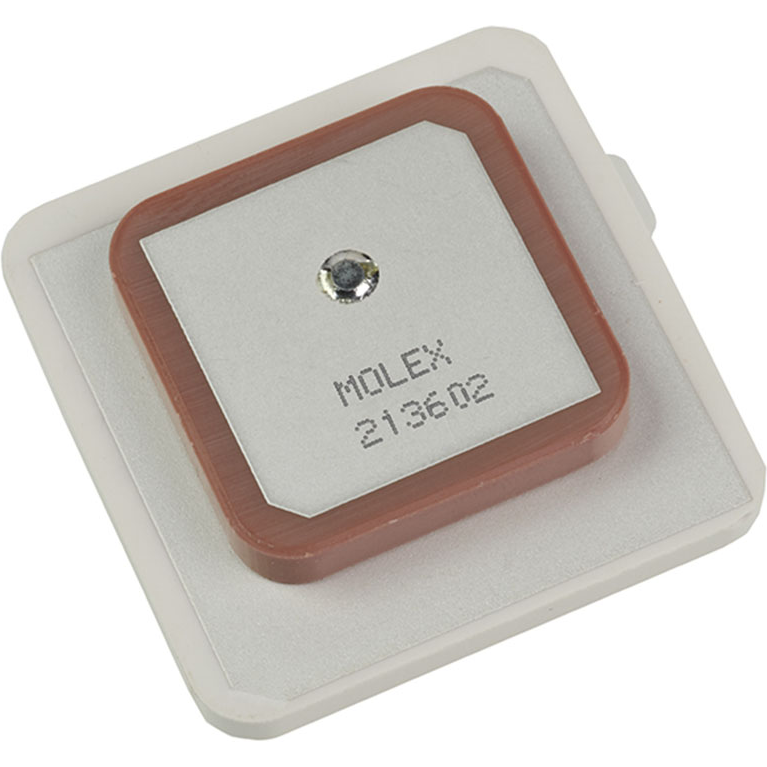 Molex-2136020001 Antenne Antenna GPS/GNSS 5.3dBi Gain 1228.62MHz/1576.44MHz 2-Pin Tray