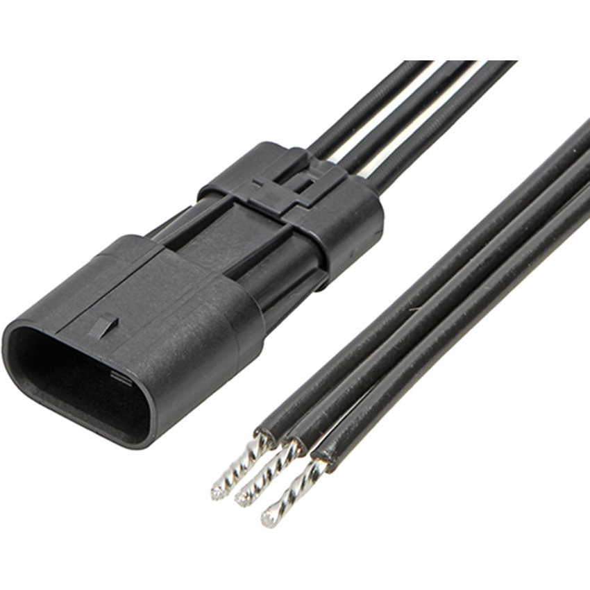 Molex-2166231033 Assemblage de câble autre Cable Assembly UL 11028 0.6m 16AWG Wire to Board 3 POS M Crimp Bag