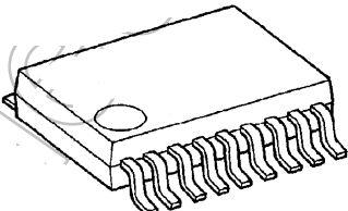 Toshiba-TBD62083AFNG,EL PMIC-Lösungen DMOS Transistor Array to 18-Pin SSOP