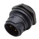 Bulgin Limited-PXP4012/02P Connector Circular Front Panel Mounting Connector - 2 Contacts - Plug