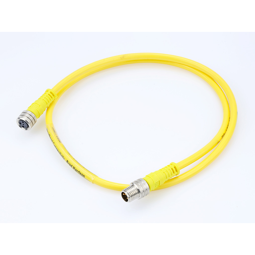 Molex-1200870074 null Cable Assembly Circular 1m 24AWG M8 Circular to M8 Circular 3 to 3 Straight to Straight