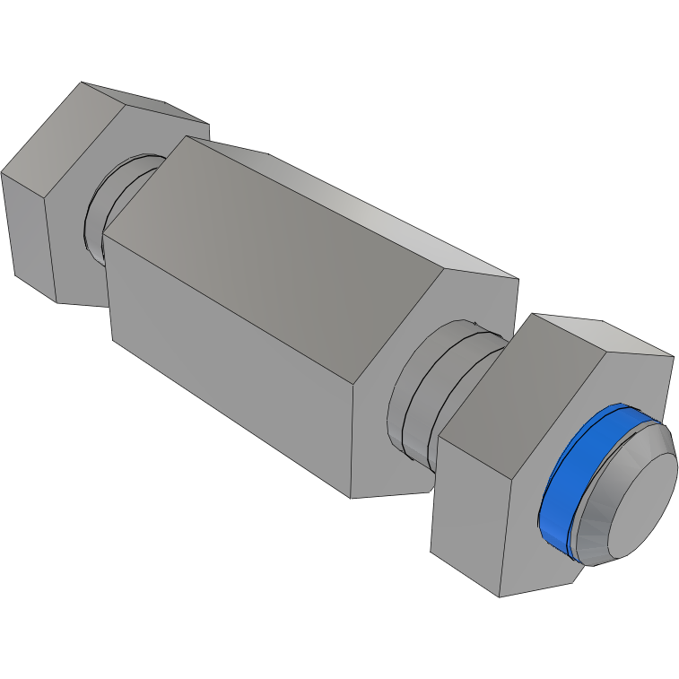 Samtec-SO-0715-02-01-02-L Distanzhülsen Standoff Hex M/M 4-40-THD 4.76mm-A/F 4.76mm-LG Stainless Steel 303