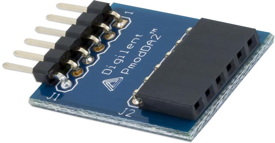 Digilent-410-113 Kit e schede di sviluppo di convertitori di dati DAC121S101 DAC Development Tool