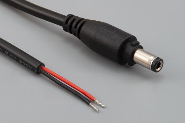 Tensility International-10-02937 Cable Assembly DC Power Cable Assembly DC Power 0.915m DC Power Plug 2POS PL Crimp 22AWG