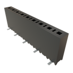 Conn Socket Strip SKT 9 POS 2.54mm Solder ST Top Entry SMD T/R