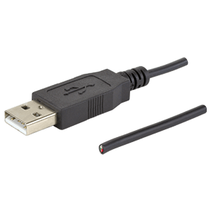 Same Sky (formerly CUI Devices)-CBLT-UA-BC-1 Cable Assembly USB Cable Assembly 1m USB 2.0 Type A 4 POS M 28AWG