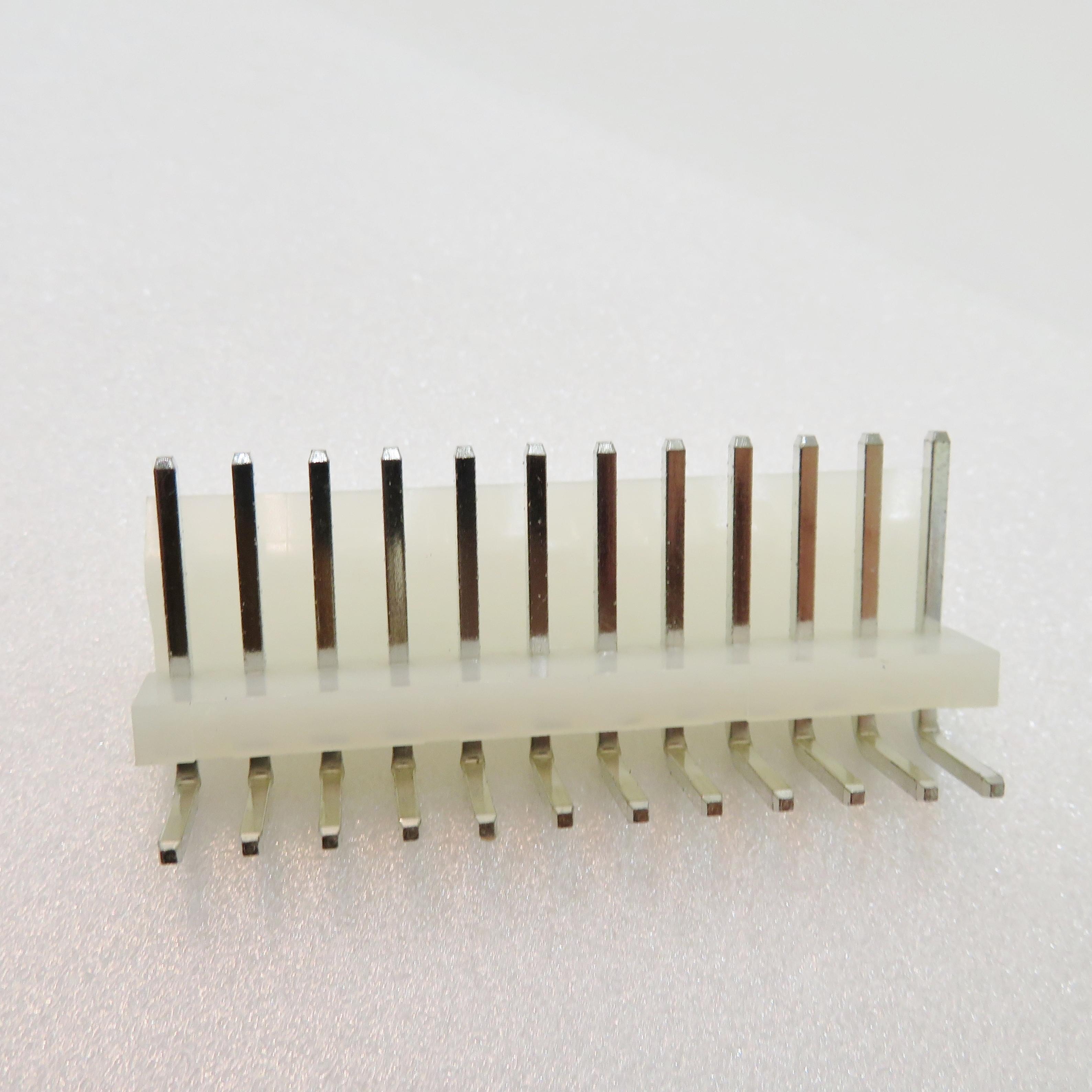 ADAM TECH-LHB-12-SB1 Steckverbinderleisten und Leiterplattenbuchsen Pin Header, Polarized Friction Lock Header 12P 3.96mm Pitch R/A