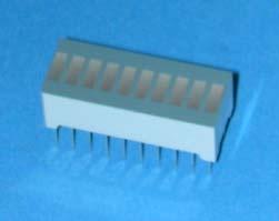 Everlight Electronics-B1001SURWA/S530-A3 LED-Lichtleisten, Arrays und Balkendiagramme 10 Bar Graph Displays