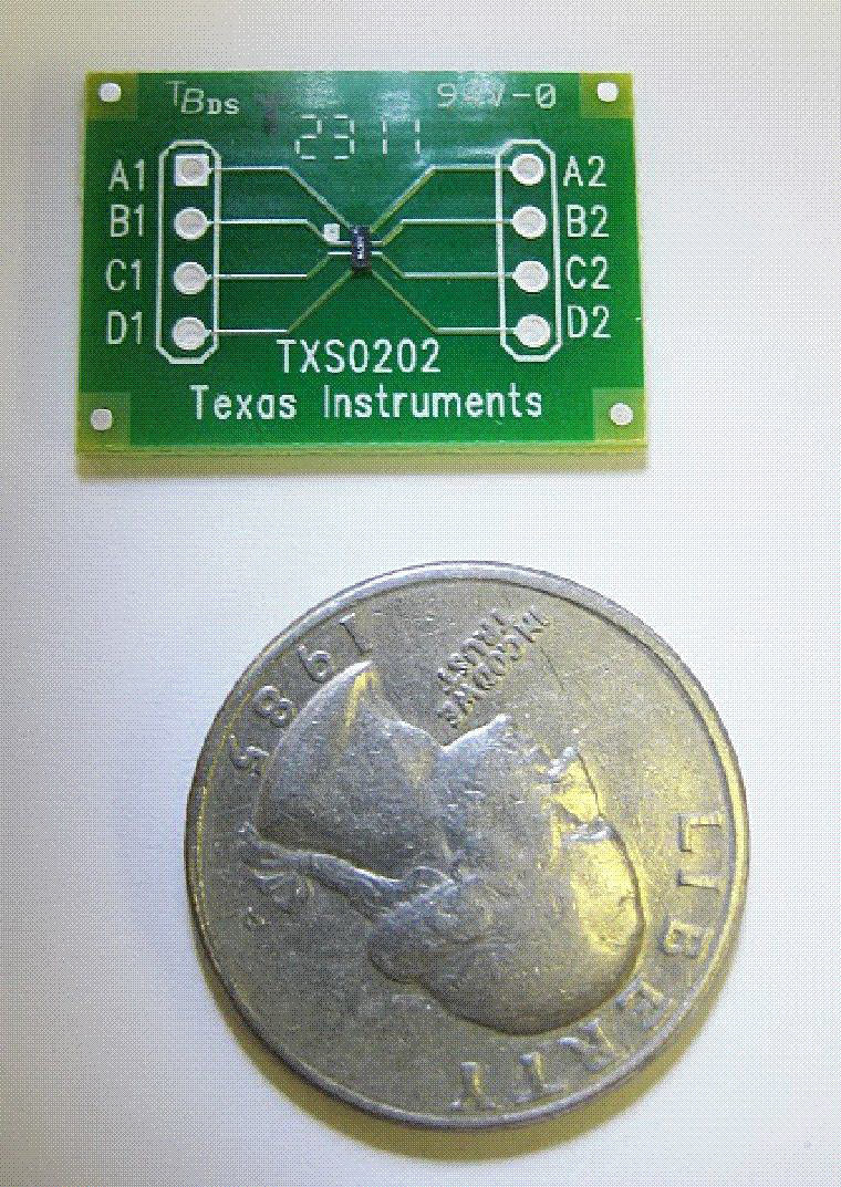 Texas Instruments-TXS0202EVM Development Kits and Tools EVALUATION MODULE FOR INTER CHIP-USB VOLTAGE LEVEL TRANSLATOR