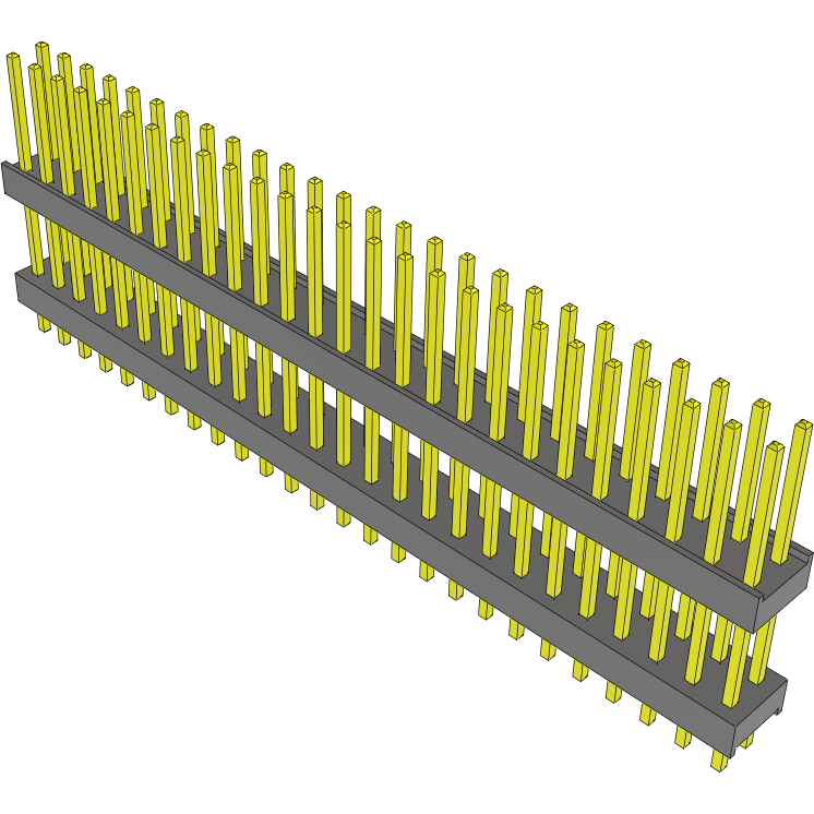 Samtec-DW-26-11-T-D-475 Piastre connettori e prese PCB Conn Board Stacker HDR 52 POS 2.54mm Solder ST Top Entry Thru-Hole Bulk