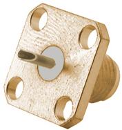 HUBER+SUHNER-23_SMA-50-0-1/111_NH RF-Steckverbinder Conn SMA 0Hz to 18GHz 50Ohm Solder Cup ST Panel Mount F Gold Over Nickel Bulk