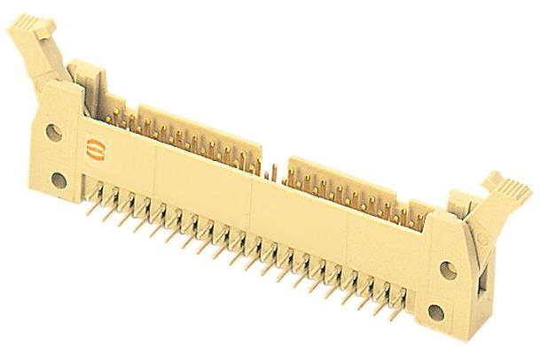 HARTING-09195206903 Steckverbinderleisten und Leiterplattenbuchsen Conn Ejector Header HDR 20 POS 2.54mm Solder RA Side Entry Thru-Hole Carton