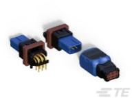 TE Connectivity-D369-B33-AP4 矩形连接器 Standard Rectangular Connectors way PANEL MNT REC 90 PCB GOLD PIN