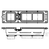 TE Connectivity-1484373-1 Steckverbinder, rechteckig Conn Rack and Panel ARINC 600 SKT ST Panel Mount
