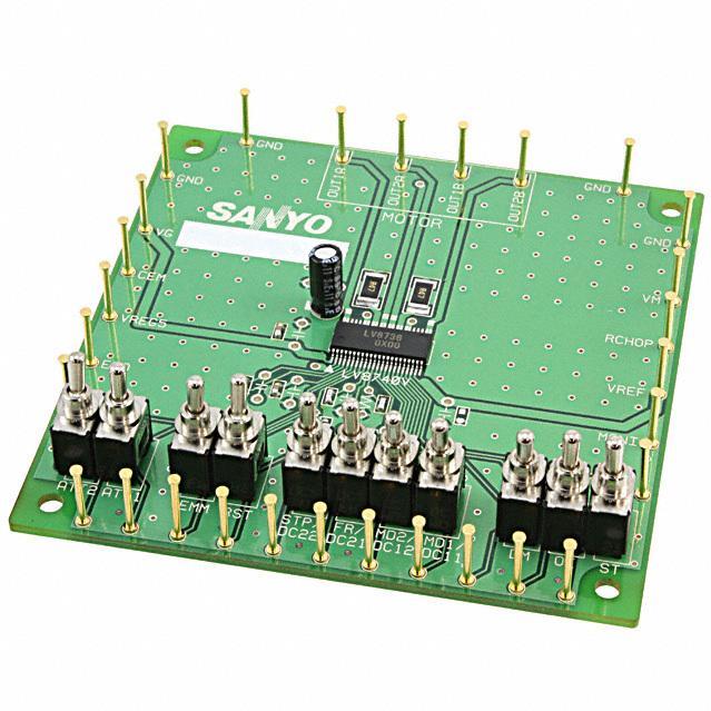 onsemi-LV8736VGEVB Energiemanagement, Entwicklungsplatinen und -kits 2-CHANNEL H-BRIDGE DRIVER IC EVALUATION BOARD